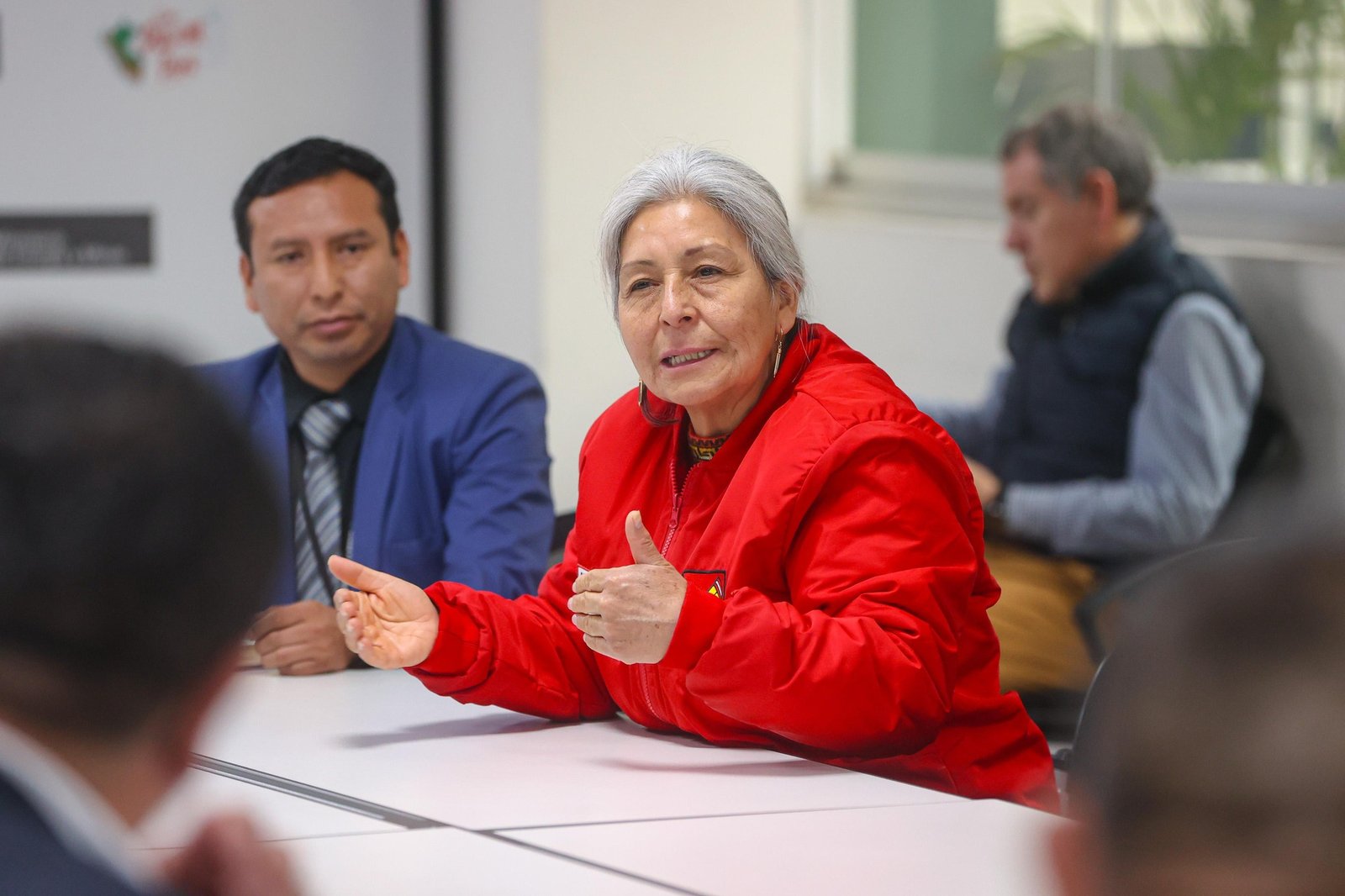 Reunión con el viceministro de Electricidad Víctor Teodoro Carlos Estrella