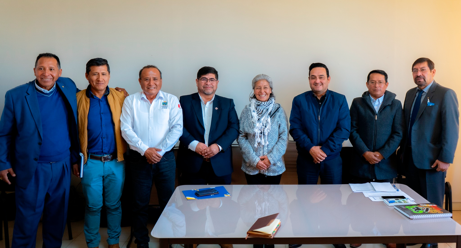 Reunión en la Gerencia Regional Ambiental de Arequipa por el proyecto